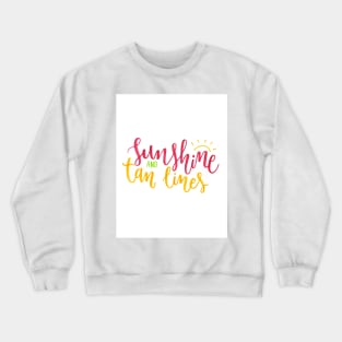 Tan Lines Crewneck Sweatshirt